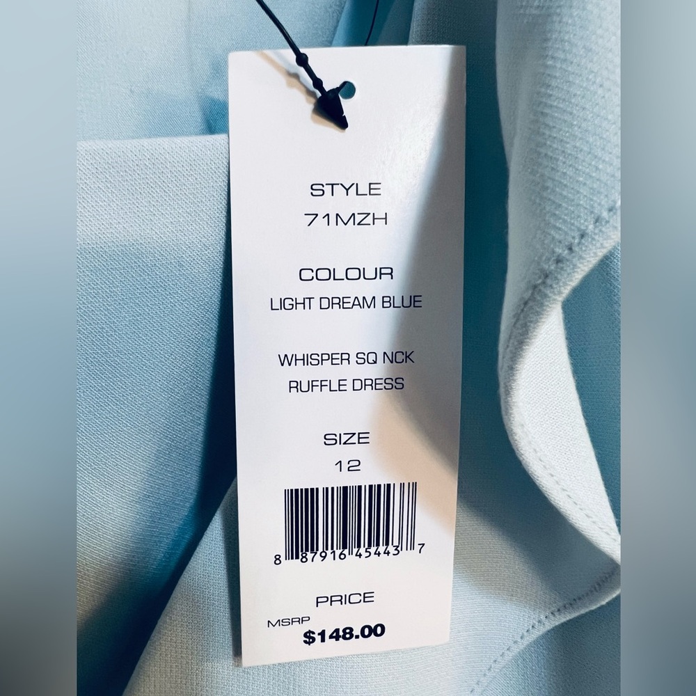 Light Blue Ruffle Dress - Picture 3 of 3